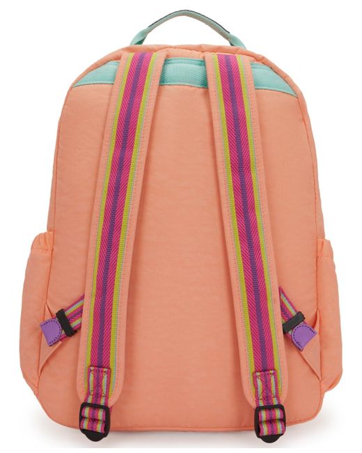 Kipling Pink Seoul Medium Backpack