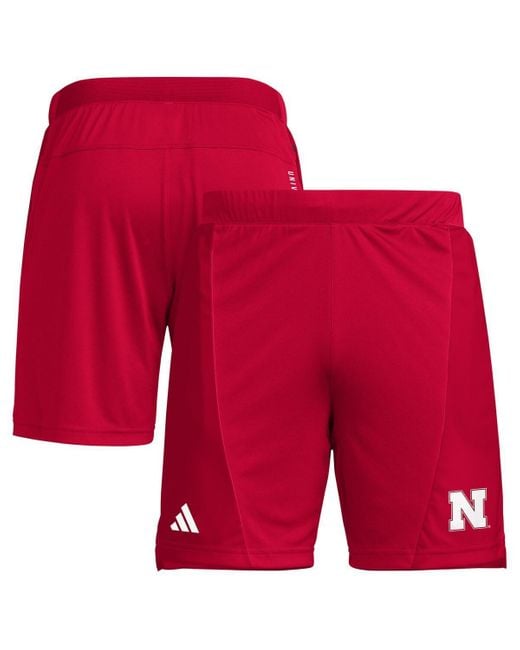 adidas Men's Red Nebraska Huskers Designed For Training