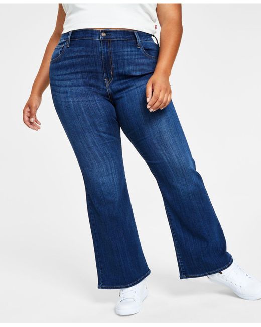 Levi's Denim ® Plus Size 726 High-rise Flare-leg Jeans in Blue | Lyst