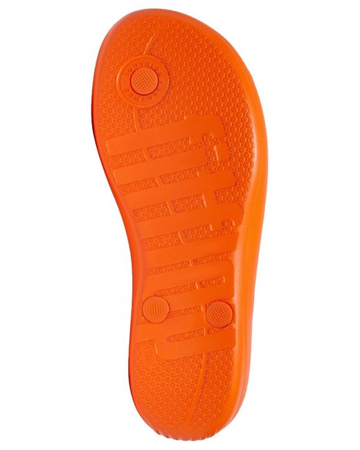 Fitflop Orange Iqushion Sparkle Flip-flop Sandal