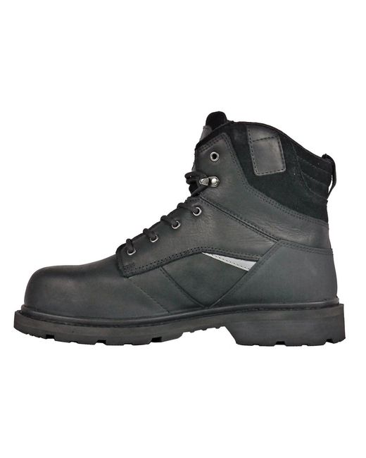 Hoss Boot Company Black Carson Composite Toe Work Boot