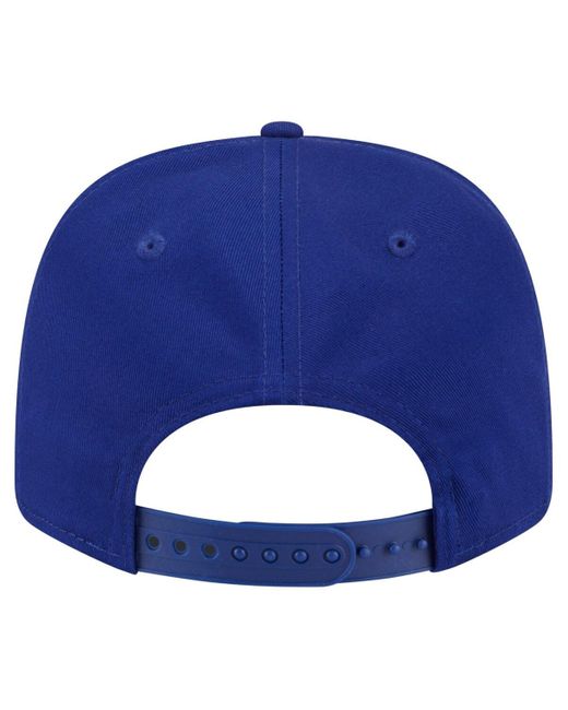 KTZ Blue Texas Rangers Circle Patch 9seventy Stretch-snap Hat for men