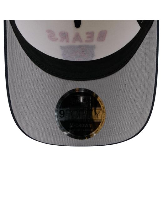 KTZ Gray Cream/navy Chicago Bears 2025 Nfl Draft 9forty A-frame M-crown Adjustable Hat for men