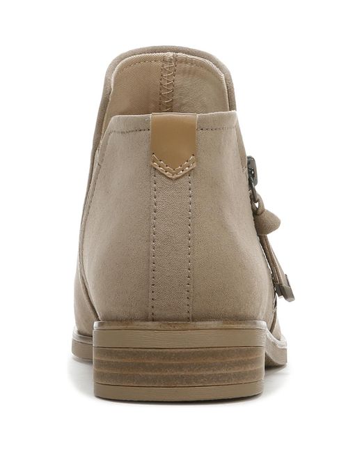 Dr. Scholls Brown Astir Block Heel Booties