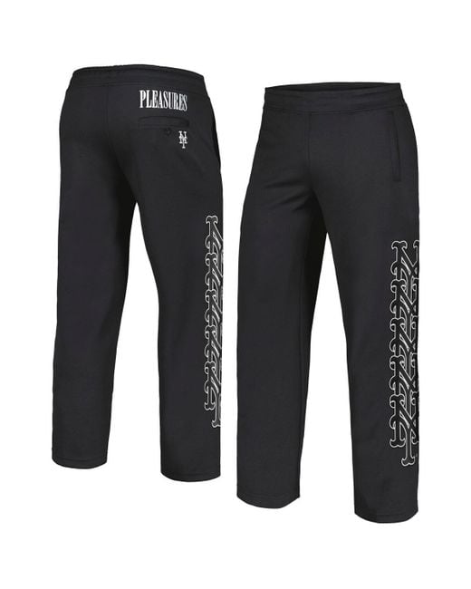 Pleasures Black New York Mets Pitcher Track Pants for men