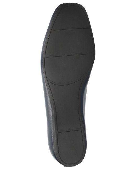 Easy Street Blue Femi Square-toe Slip-on Flats