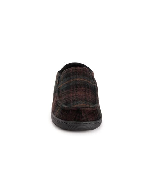 Muk Luks Black Owen Full Fit Slipper for men