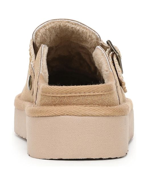 Blowfish Natural Monday Round Toe Platform Mules