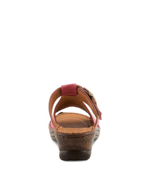 Spring Step Pink Saphique Slides