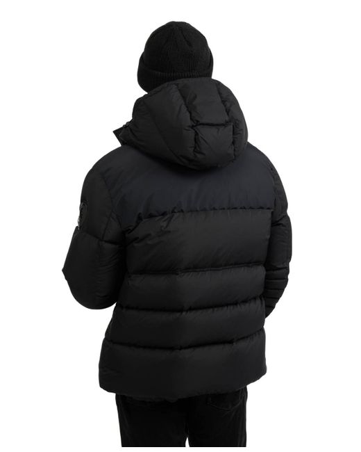 Pajar Black Titan Mixed Media Puffer With Removable Hood for men
