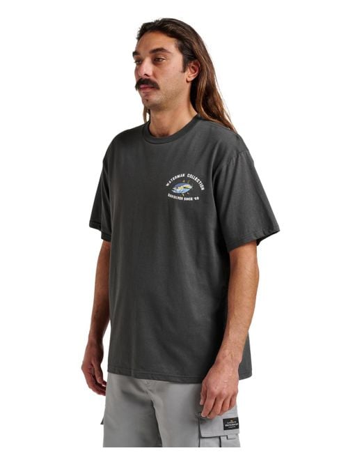 Quiksilver Blue Comfort Fit T-shirt for men