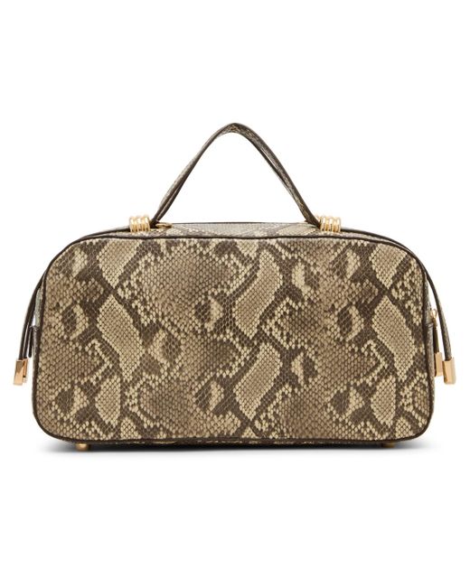 Anne Klein Metallic Double Handle Medium Satchel Bag