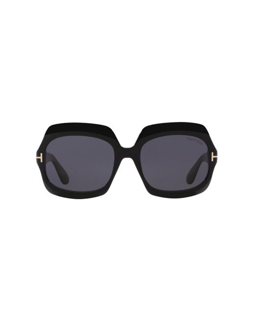 Tom Ford Black Geometric Sunglasses