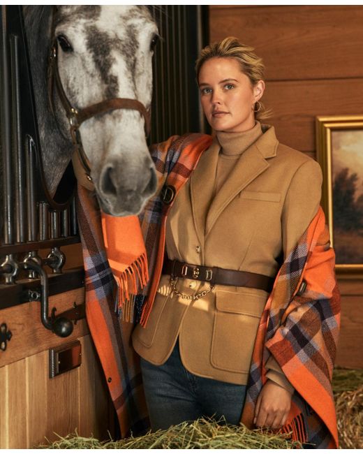 Ralph Lauren Flip-lock Leather Wide Belt in Black | Lyst display picture 3