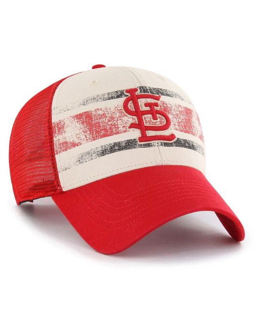 '47 Red St. Louis Cardinals Breakout Mvp Trucker Adjustable Hat for men