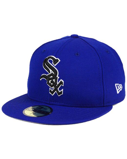 KTZ Blue Chicago White Sox Royal Pack 59fifty Fitted Cap for men
