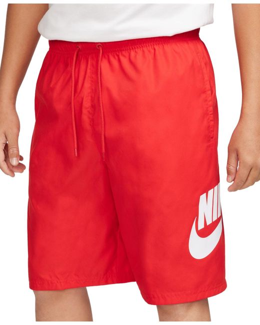 Nike Red Club Woven Shorts for men