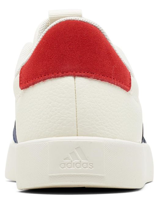 Adidas White Vl Court 3.0 Casual Sneakers From Finish Line