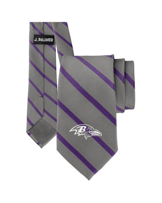 J. Palmer Gray Baltimore Ravens Game Day Tie for men