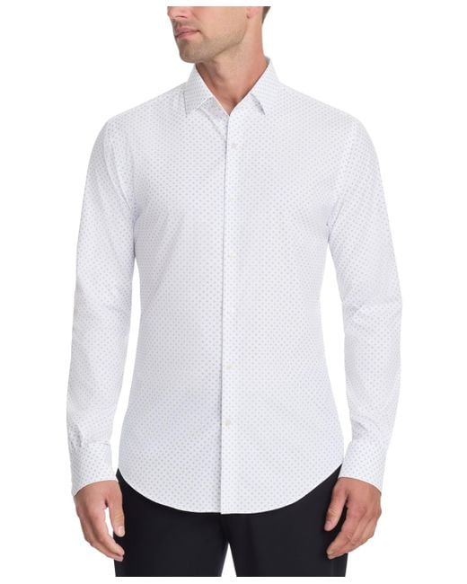 Tommy Hilfiger White Athletic Fit Dress Shirt for men