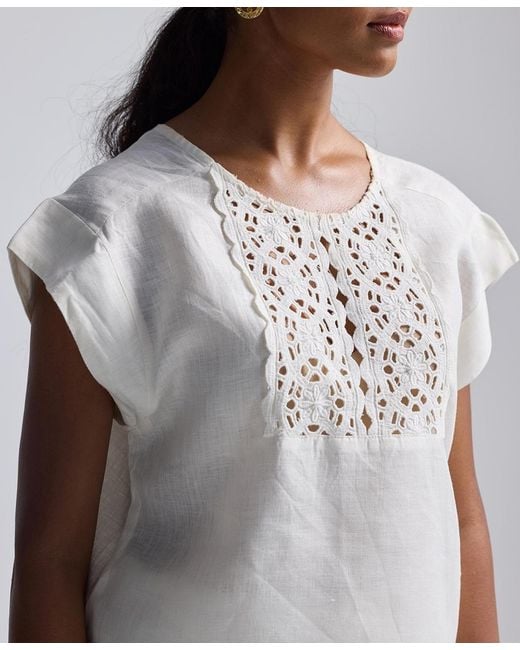 REISTOR White Boxy Top