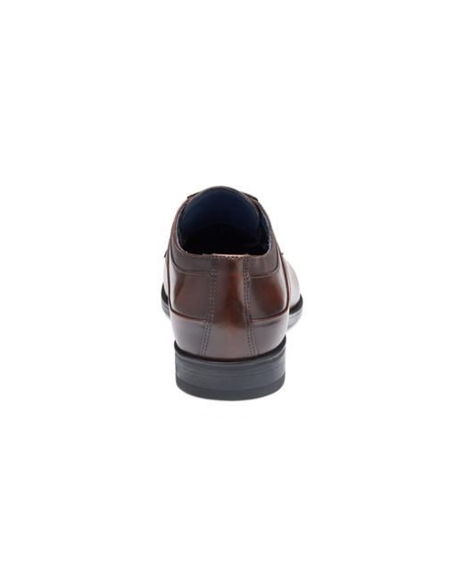 Johnston & Murphy Brown Gibbons Cap Toe Oxfords for men