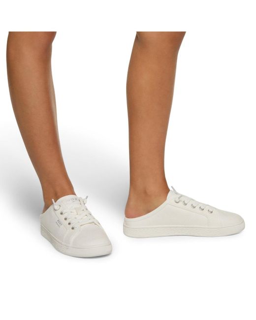Roxy White Sunny Stroll Slip-on Sandals