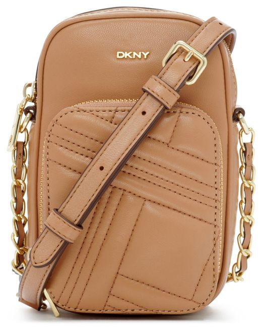 DKNY Leather Asha Mini North South Crossbody Handbag Lyst