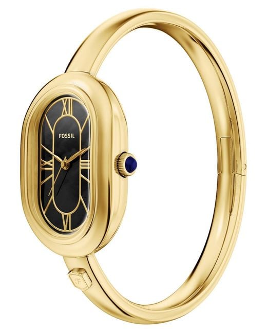 Fossil Metallic Sloan Three-hand -tone Stainless Steel Watch