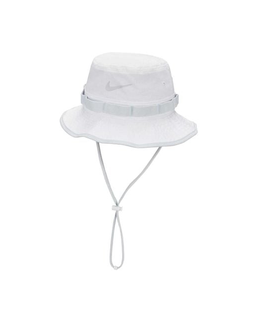 Nike White Boonie Performance Bucket Hat for men