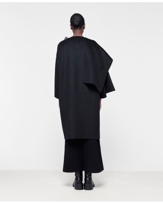 eem Black Reversible Cacoon Coat