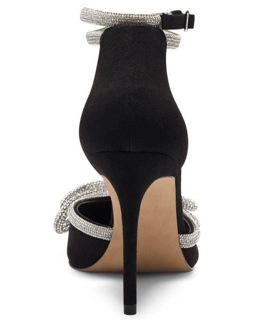 Macy's black deals suede pumps