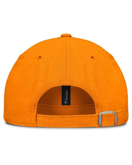 Fanatics Orange Tennessee Volunteers Archer Adjustable Hat for men