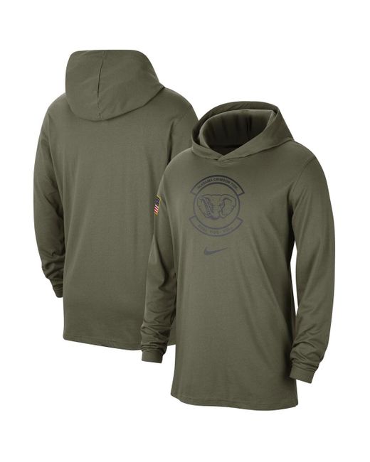 Nike Green Alabama Crimson Tide Military-inspired Pack Long Sleeve Hoodie T-shirt for men