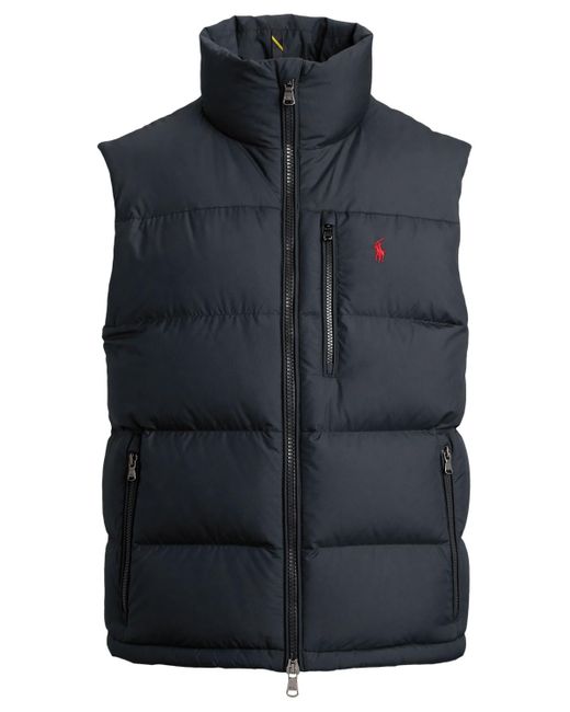 Polo Ralph Lauren Black The Gorham Down Vest for men