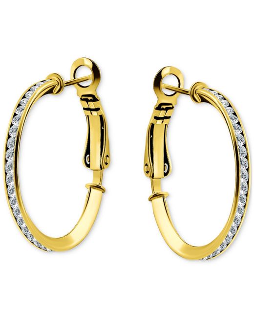 Giani Bernini Metallic Cubic Zirconia Small Hoop Earrings