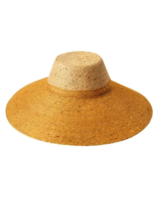 The Riri Duo Jute Straw Hat In Red & Maroon