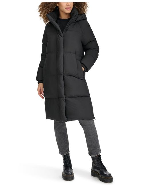Levi's Black Mid-length Puffer Jacket