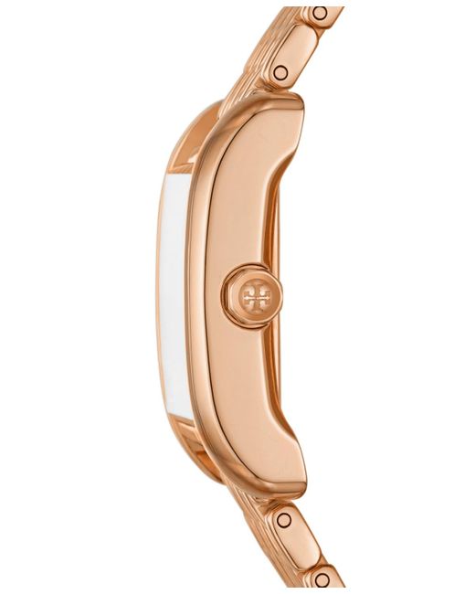 Tory Burch Metallic The Eleanor -tone Stainless Steel Bracelet Watch 25mm