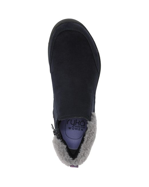 Ryka Black Amaze Water Repellent Cold Weather Ankle Booties