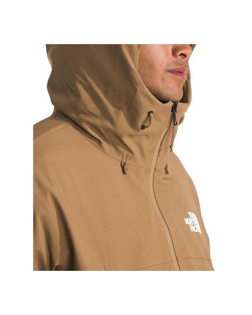 The North Face Brown Mountain Range Logo Down Jacket for men