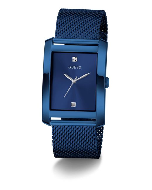 Guess Blue Analog Mesh Watch for men