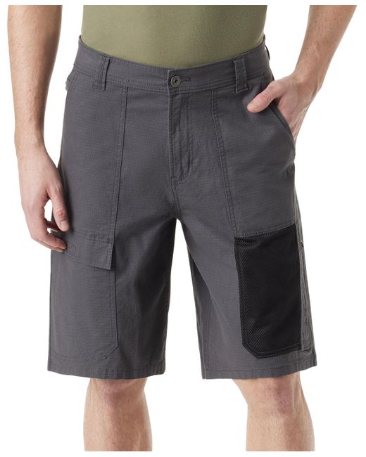 BASS OUTDOOR Gray Explorer Cargo 11" Shorts for men