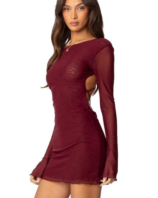 empire waist party dress Alex Evenings Lace & Jersey Empire Gown Navy / 16