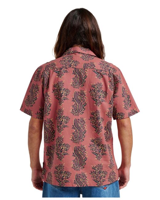 Quiksilver Red Dynasty Casual Short Sleeve Shirt for men