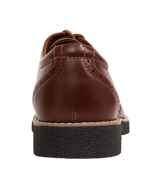 Deer Stags Creston Dress Casual Comfort Wingtip Oxford Shoes In