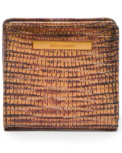 Brahmin Brown Jane Boundless Mini Wallet