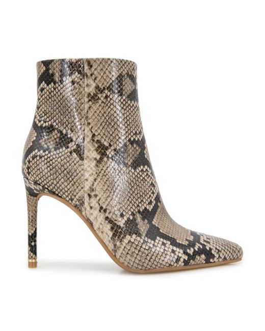 Kenneth Cole Brown Quincy Stiletto Heel Booties