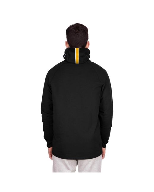 KTZ Black Washington Commanders Functional Fandom Balaclava Helmet Stripe Tri-blend Hoodie for men