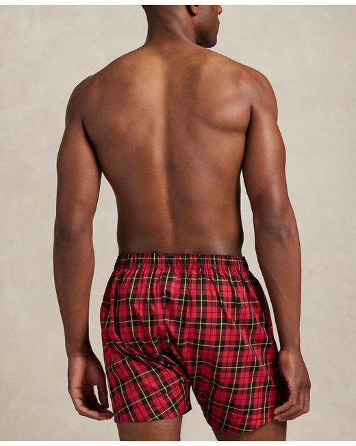 Polo Ralph Lauren Red 3-pack Classic Boxer Brief Set for men